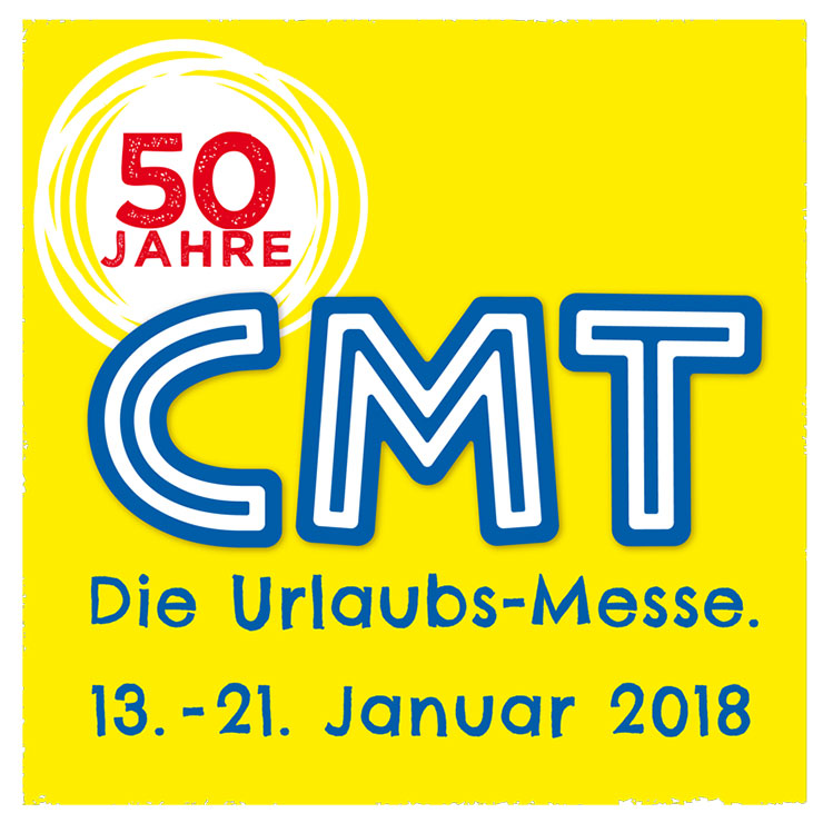 Logo CMT Stuttgart 2018 - 50 Jahre